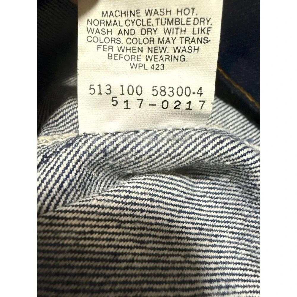 LEVI'S 517 - Men's VTG USA Low Bootcut Denim Blue Jeans‎ - Size 34x29*
